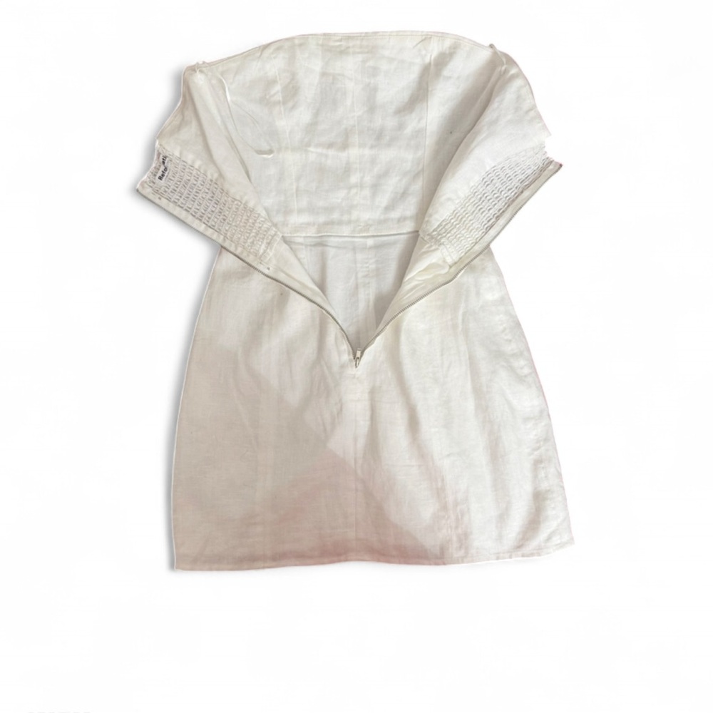 Reformation Madilyn Strapless Linen Dress - Picture 5 of 7